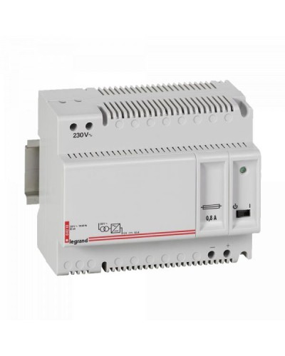 Однофазный блок питания Legrand 12 В= - 0,5 А - 6 Вт. Артикул 004210 (4210)