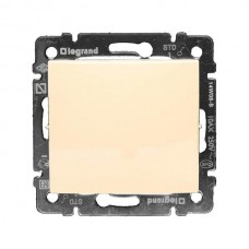 Выключатель без фиксации Legrand серии Valena. Цвет Слоновая кость.