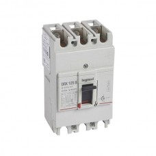 Силовой автоматический выключатель Legrand DRX 125 B 25 кА - 415 В~ - 3П - 80A.
