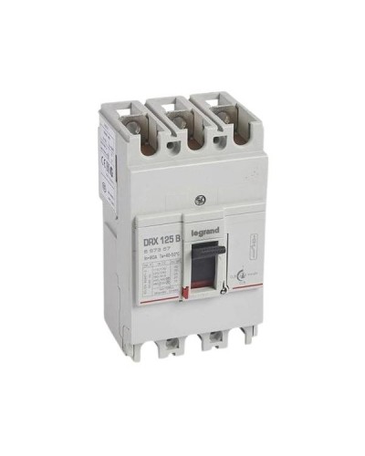 Силовой автоматический выключатель Legrand DRX 125 B 25 кА - 415 В~ - 3П - 80A.