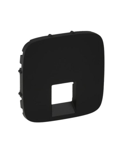 Панель лицевая Legrand розеток RJ11, RJ45 серии Valena-Allure. Цвет Антрацит.