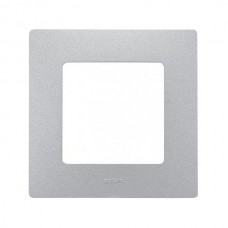 Рамка Legrand 1 пост серии Etika. Цвет Алюминий.