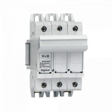 Выключатель-разъединитель Legrand SP 38 - 3 полюса - 3 модуля - для промышленных предохранителей 10х38. Артикул   021404