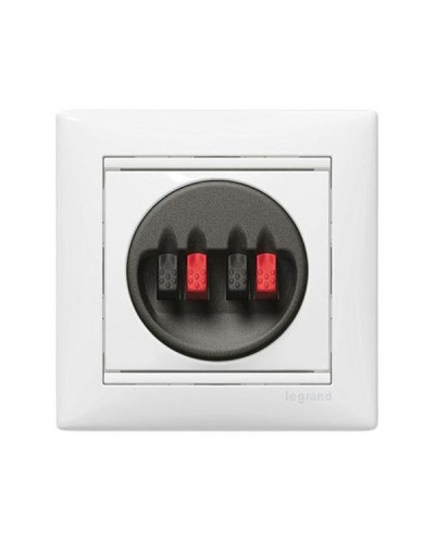 Розетка для динамиков Legrand серии Valena. Цвет Белый.