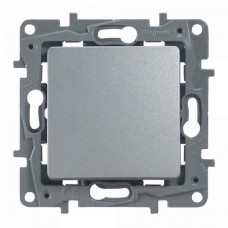 Переключатель Legrand промежуточный серии Etika. Цвет Алюминий.