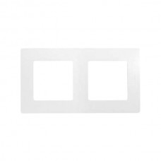 Рамка Legrand 2 поста серии Etika. Цвет Белый.