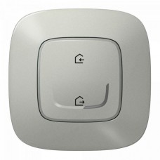 Беспроводной выключатель для жалюзи/рольставнями Legrand серии Valena-Allure. Цвет Алюминий.