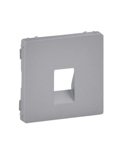 Панель лицевая Legrand аудио розеток серии Valena-Life. Цвет Алюминий.