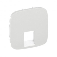 Панель лицевая Legrand розеток RJ11, RJ45 серии Valena-Allure. Цвет Жемчужный.