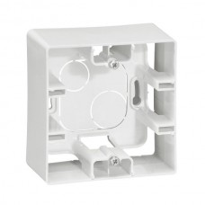 Коробка накладная Legrand 1 пост серии Etika. Цвет Белый.