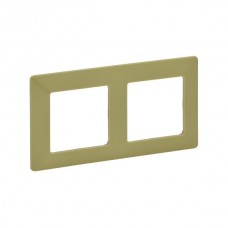Рамка Legrand 2-поста серии Valena-Life. Цвет Лайм.
