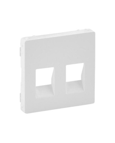 Панель лицевая Legrand двойных аудио розеток серии Valena-Life. Цвет Белый.