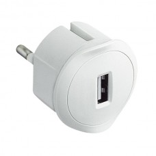 USB розетка Legrand д/зарядки 1.5А. Цвет Белый.