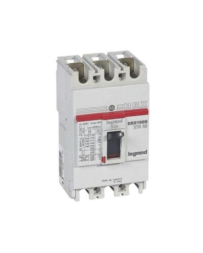 Силовой автоматический выключатель Legrand DRX125 MT 50A 3П 20KA.