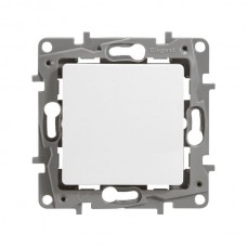 Выключатель Legrand одноклавишный - 10 A - 250 В~ серии Etika. Цвет Белый.