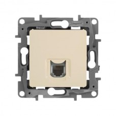 Розетка RJ11 Legrand серии Etika. Цвет Слоновая кость.