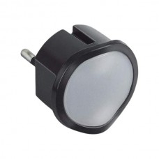 Адаптер Legrand ночник со св. регулятором. Цвет Черный.