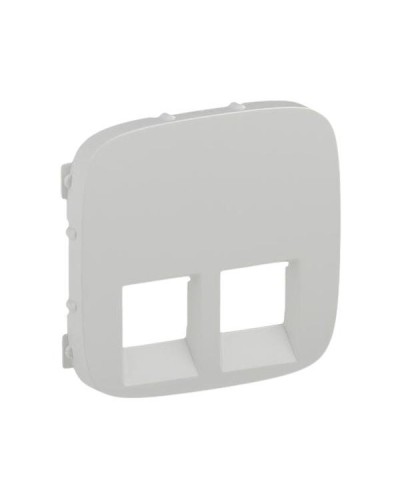 Панель лицевая Legrand розеток 2хRJ11, RJ45 серии Valena-Allure. Цвет Белый.