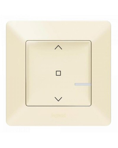 Беспроводной выключатель для жалюзи/рольставнями Legrand серии Valena-Life. Цвет Слоновая кость.