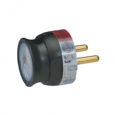 Вилка Legrand 2К 16А. Цвет Черный.