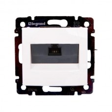 Розетка RJ45 FTP Legrand категория 6, один выход серии Valena. Цвет Белый.
