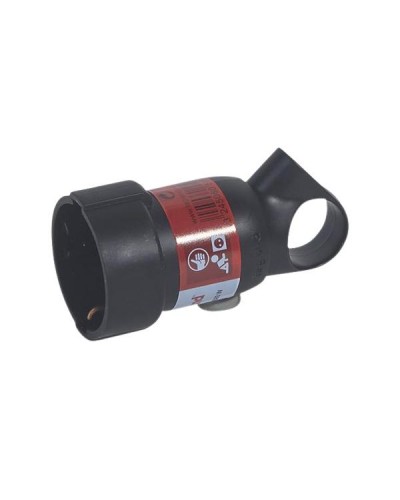 Розетка Legrand 2К+З 16A. Цвет Черный.