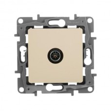 Розетка TV Legrand «звезда» - 2 дБ - 0-2400 мГц серии Etika. Цвет Слоновая кость.