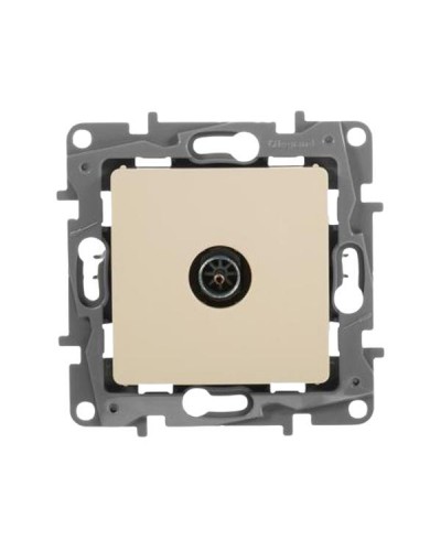 Розетка TV Legrand «звезда» - 2 дБ - 0-2400 мГц серии Etika. Цвет Слоновая кость.