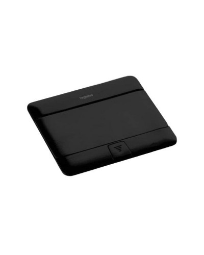 Выдвижной розеточный блок Legrand неукомплектованный - IP 40 - 4 модуля. Цвет Чёрный. Артикул 054026