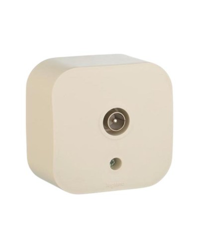 Розетка TV Legrand IP 20 серии Quteo. Цвет Слоновая кость.