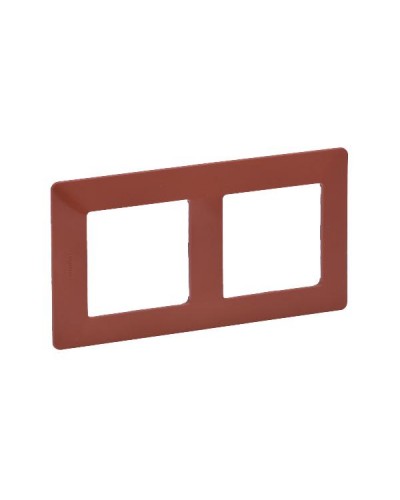 Рамка Legrand 2-поста серии Valena-Life. Цвет Терракота.