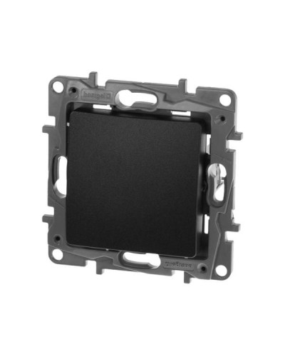 Переключатель Legrand 10 А серии Etika. Цвет Антрацит.