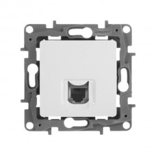 Розетка RJ11 Legrand серии Etika. Цвет Белый.