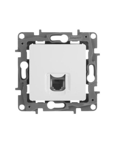 Розетка RJ11 Legrand серии Etika. Цвет Белый.