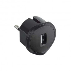 USB розетка Legrand д/зарядки 1.5А. Цвет Черный.