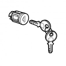 Замок тип 405 Legrand для металлических или стекленных дверей XL³ - с 1 комплектом из 2 ключей / KEY BARREL. Артикул 020291