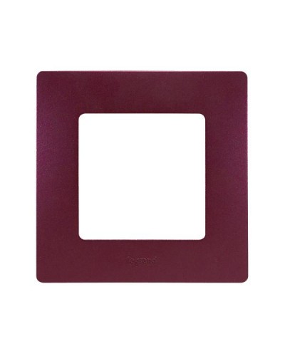 Рамка Legrand 1 пост серии Etika. Цвет Сливовый.