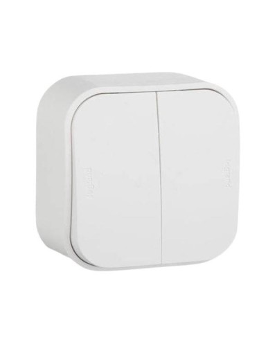 Выключатель Legrand 10 A - 250 B~ IP 20 серии Quteo. Цвет Белый.