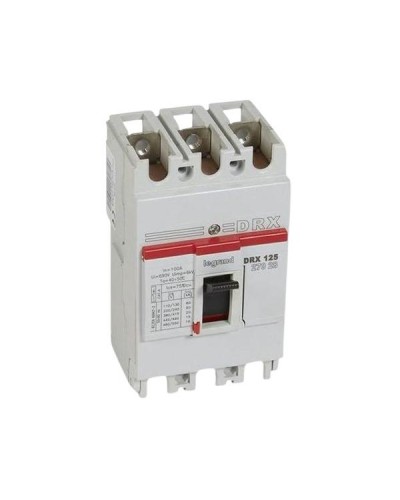 Силовой автоматический выключатель Legrand DRX125 MT 100A 3П 20KA.