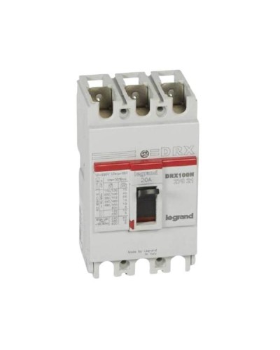 Силовой автоматический выключатель Legrand DRX125 MT 20A 3П 20KA.
