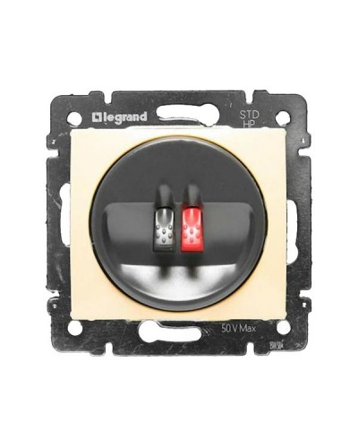 Розетка акустическая Legrand серии Valena. Цвет Слоновая кость.