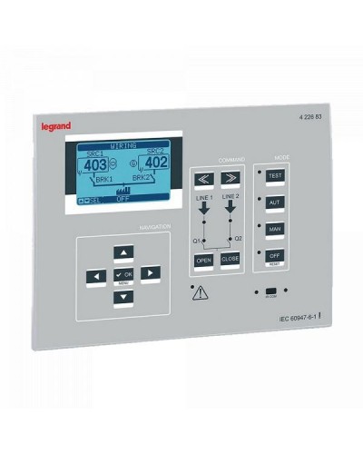 Контроллер АВР Legrand для управления 3 аппаратами / 2 SOURCES / 3 BREAKERS C.U. Артикул 422683