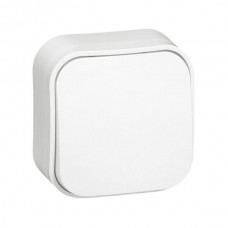 Выключатель одноклавишный Legrand 10 A - 250 B~ IP 20 серии Quteo. Цвет Белый.