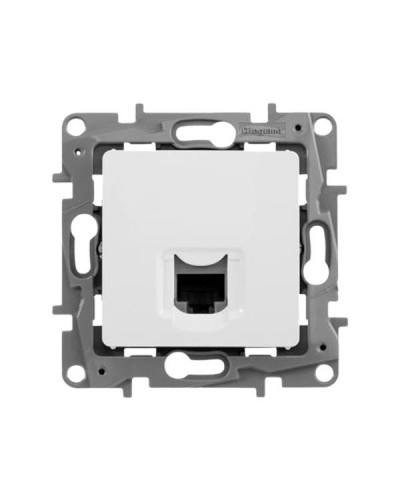 Розетка информационная Legrand RJ45 - категория 5 - UTP серии Etika. Цвет Белый.