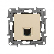 Розетка информационная Legrand RJ45 - категория 6 - UTP серии Etika. Цвет Слоновая кость.