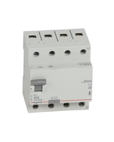 Устройство защитного отключения Legrand УЗО 4 полюса 30mA 40А 4М (AC).