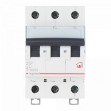 Автоматический выключатель Legrand TX3 3 фазы 40A 3М (Тип C) 6 kA.