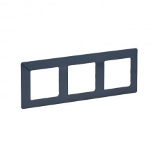 Рамка Legrand 3 поста серии Valena-Life. Цвет Лазурь.