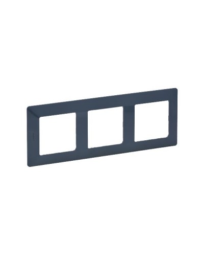 Рамка Legrand 3 поста серии Valena-Life. Цвет Лазурь.