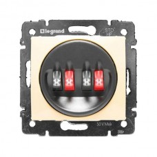 Розетка для динамиков Legrand серии Valena. Цвет Слоновая кость.